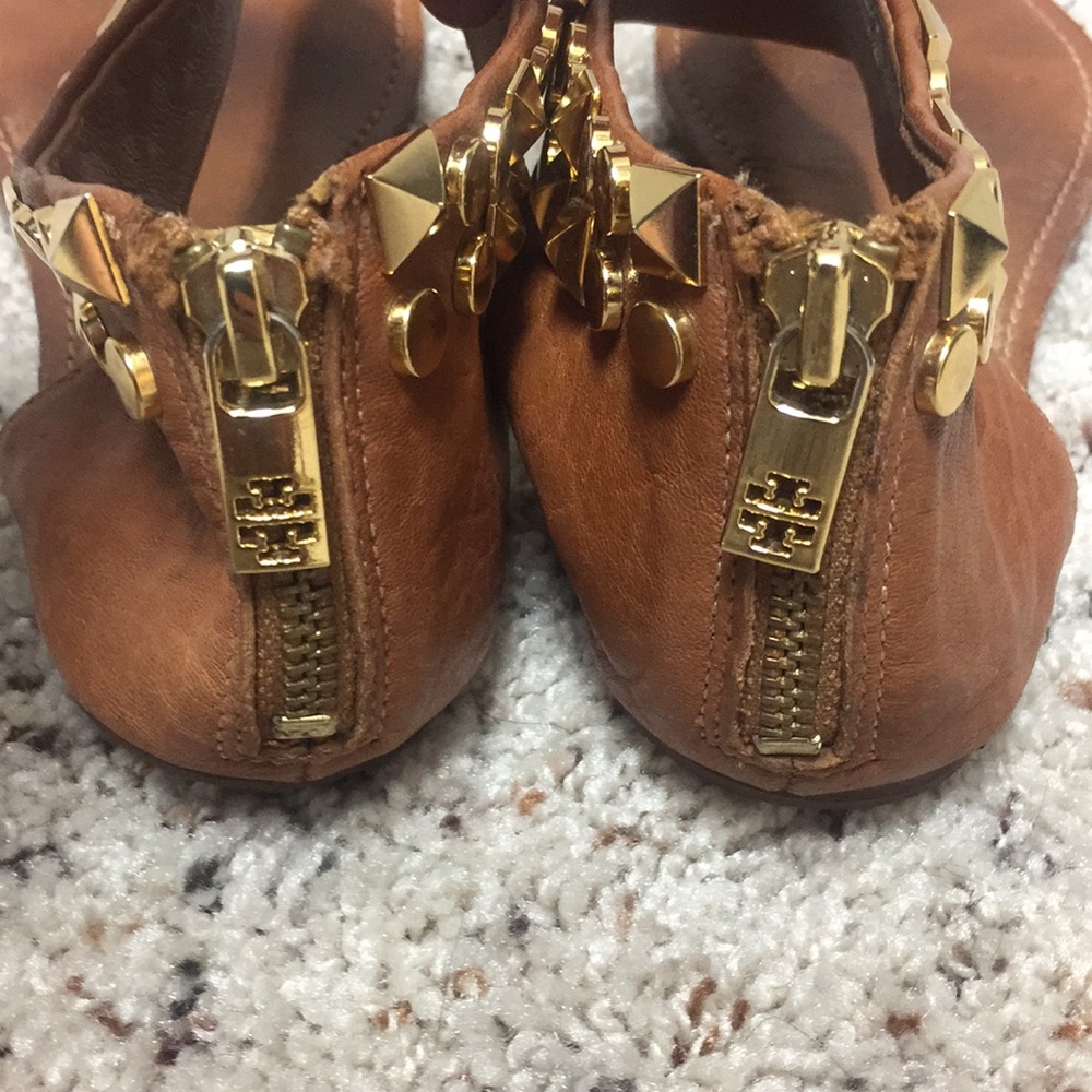 Tory Burch brown leather sandals